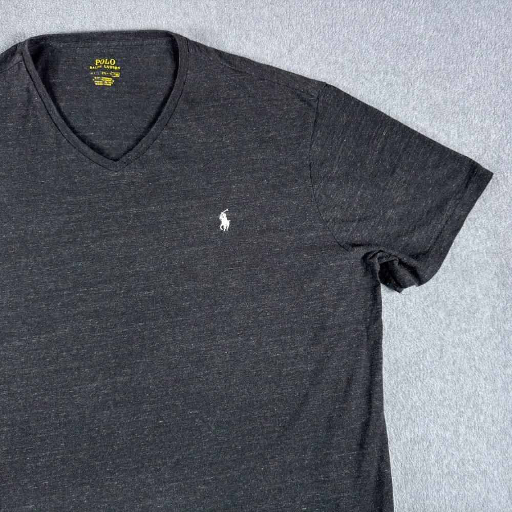 Polo Ralph Lauren Men's Short Sleeve T-Shirt XXL Charcoal Gray Pony